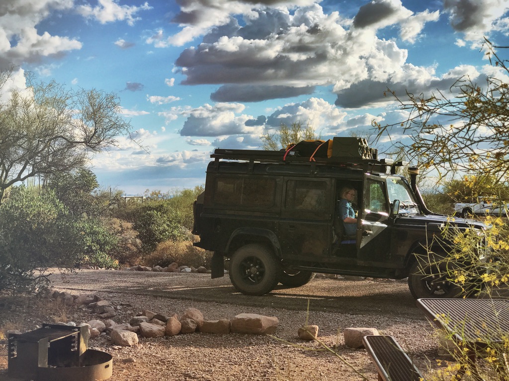 Defender im Camp, Arizona